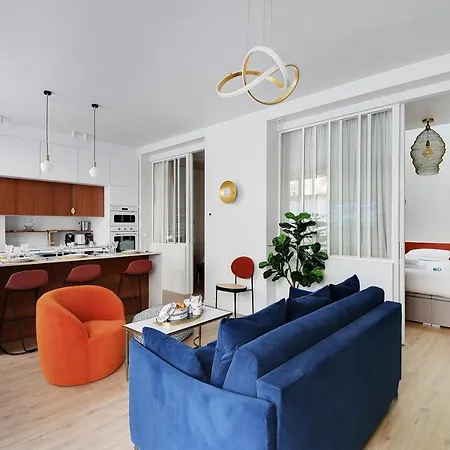 Chic -2br-6p- Invalides アパート